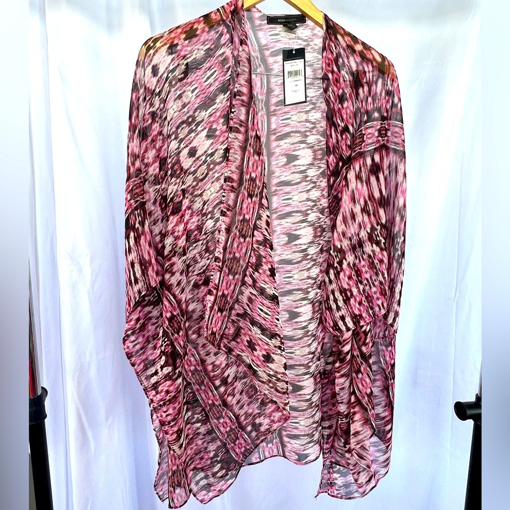 BCBG MAXAZRIA SHEER Cardigan